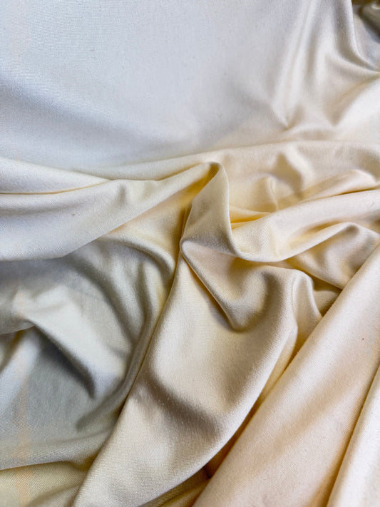 Silk Jersey - Buttercream Ivory