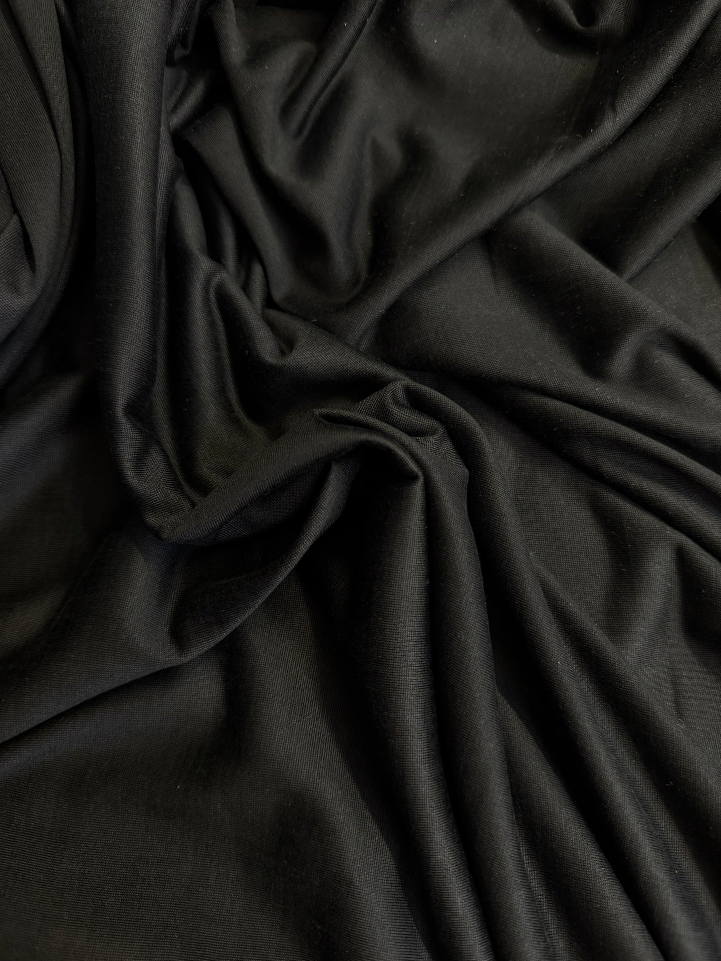 Silk Jersey - Jet Black