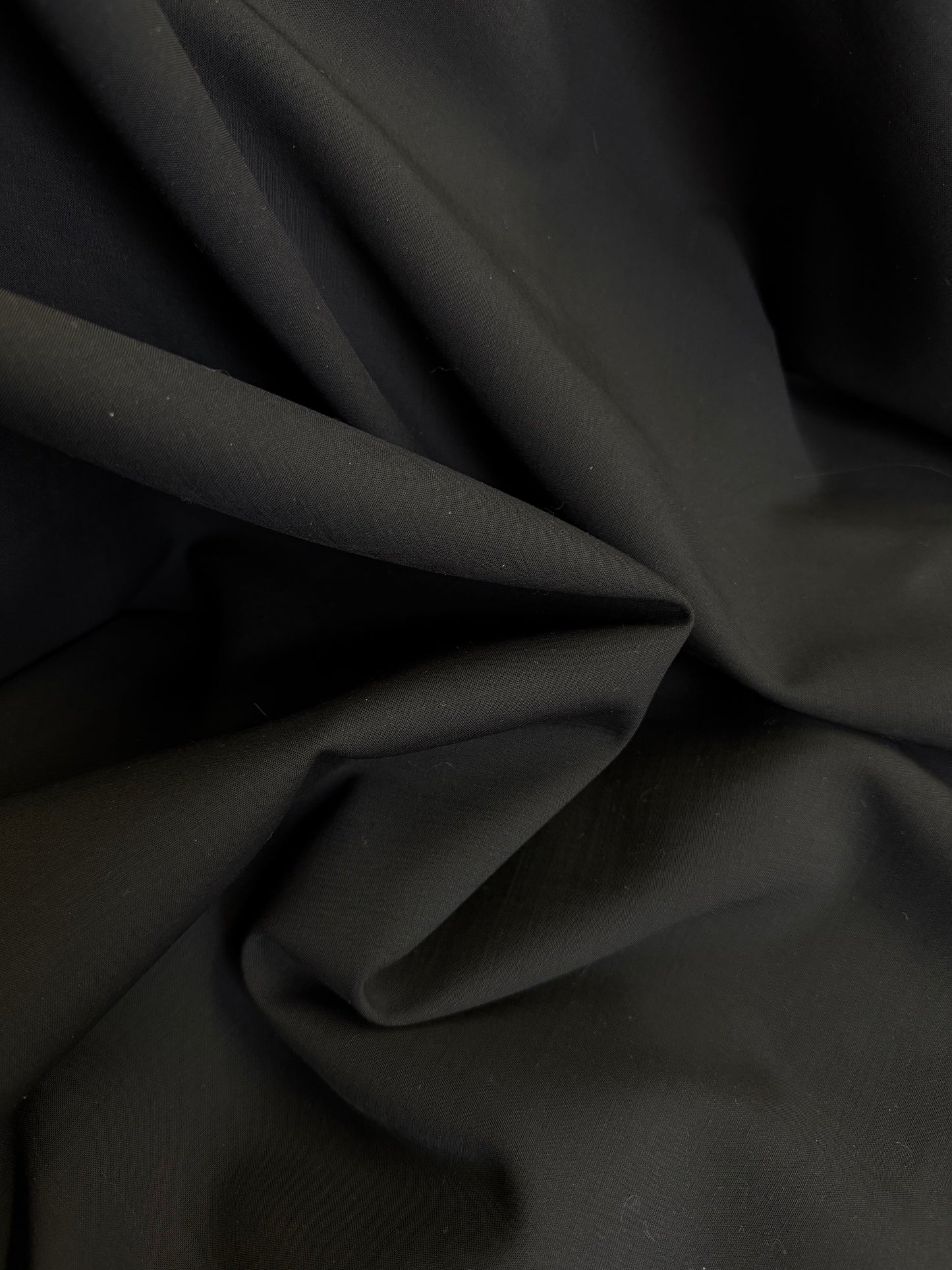 Double Face Wool Suiting - Jet Black