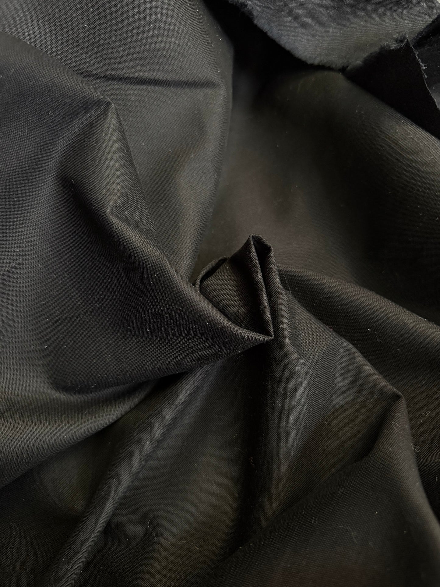 Cotton Medium Weight Broadcloth - Jet Black