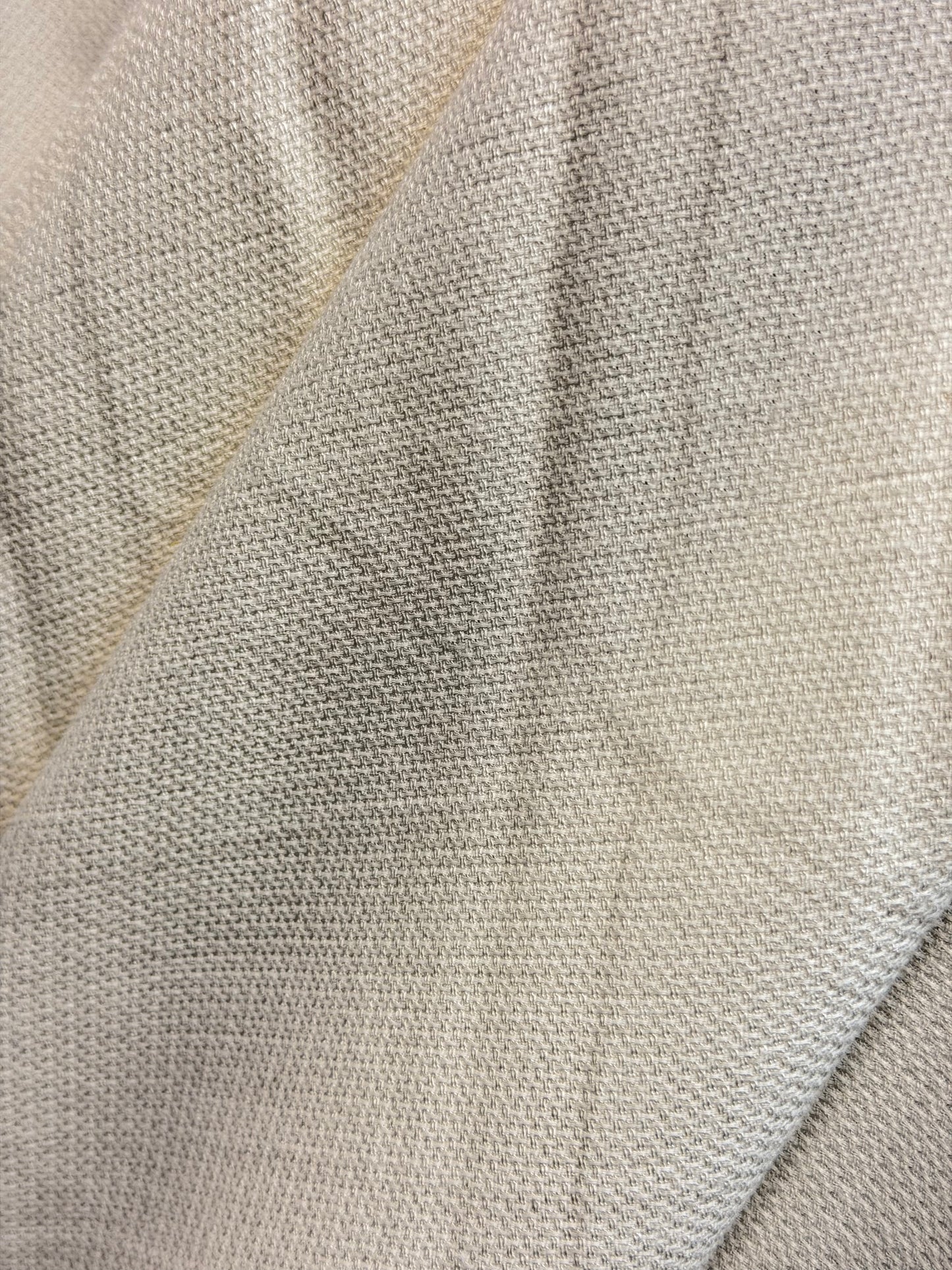 Textured Woven Rayon - Off-White