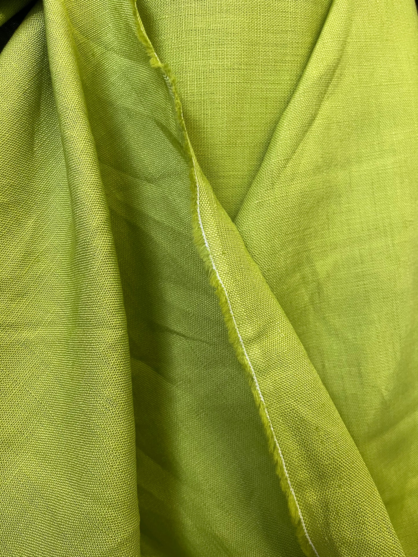 Linen - Chartreuse Green