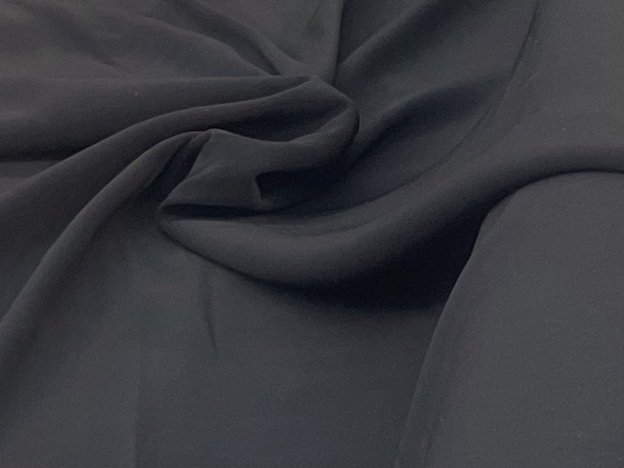 Textured Viscose - Jet Black