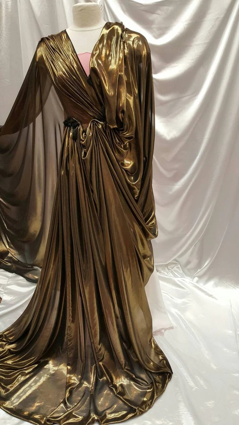 Liquid Metallic Chiffon - Gold