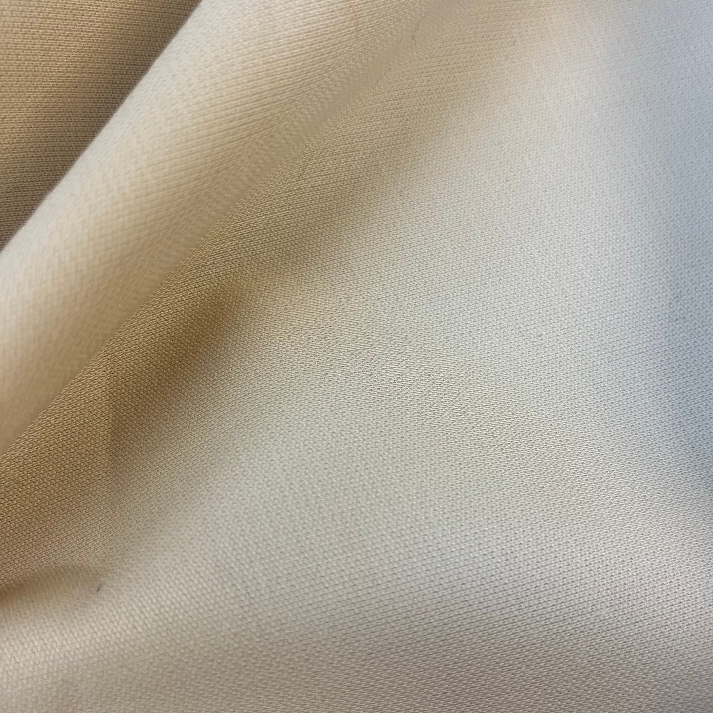 Stretch Textured Cotton - Cream