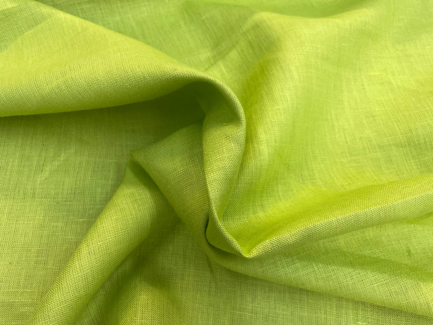 Chartreuse Green Linen