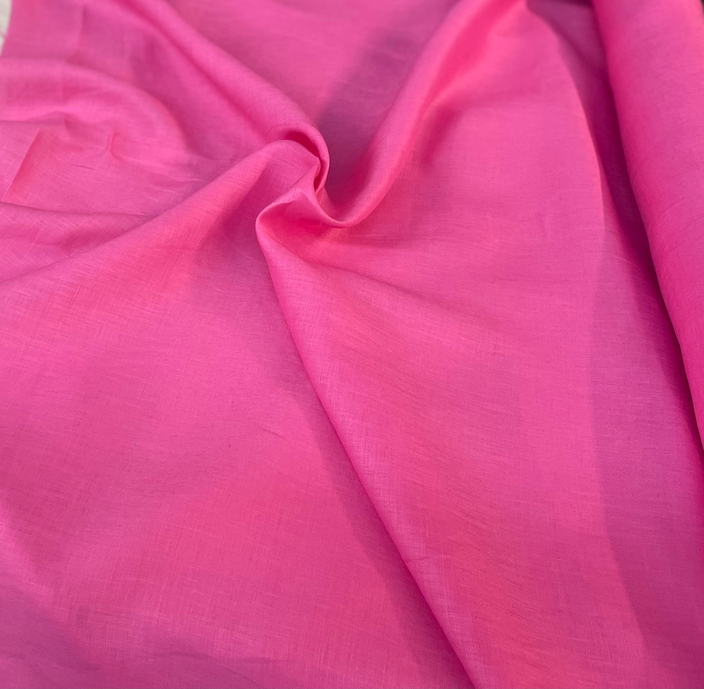 Hot Pink Linen