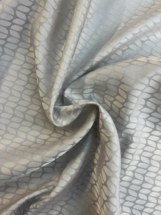 Fused Textured Silk - Silver