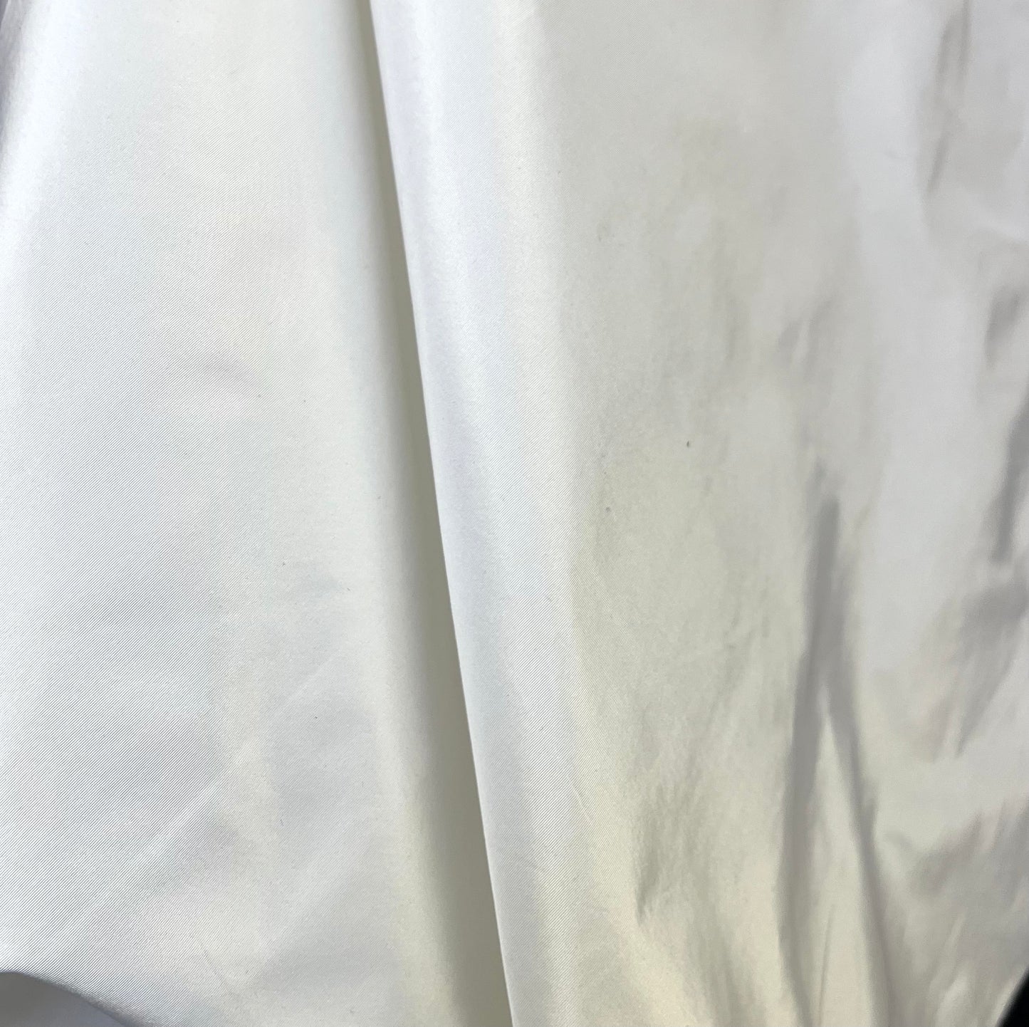 Italian Silk Taffeta Wide Fused - Bright White