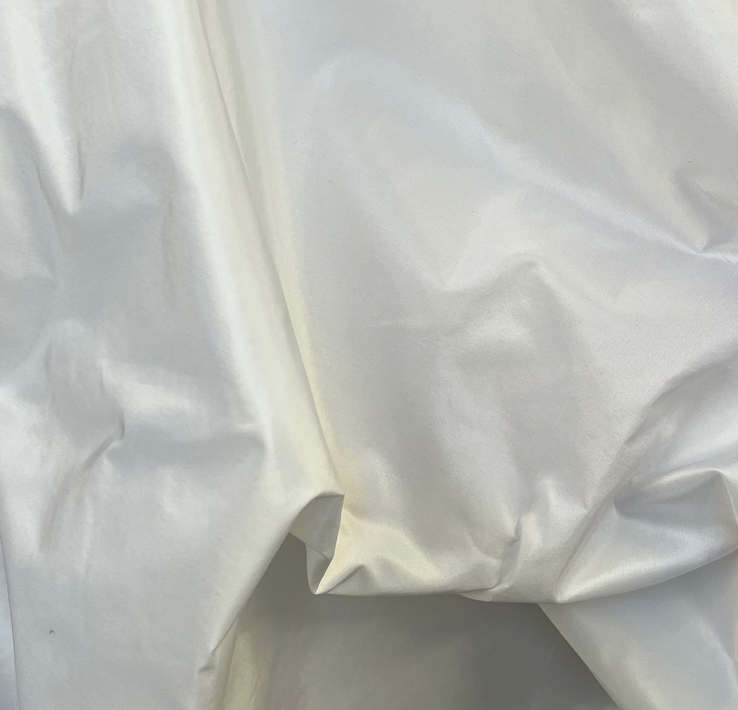 Italian Silk Taffeta Wide Fused - Bright White