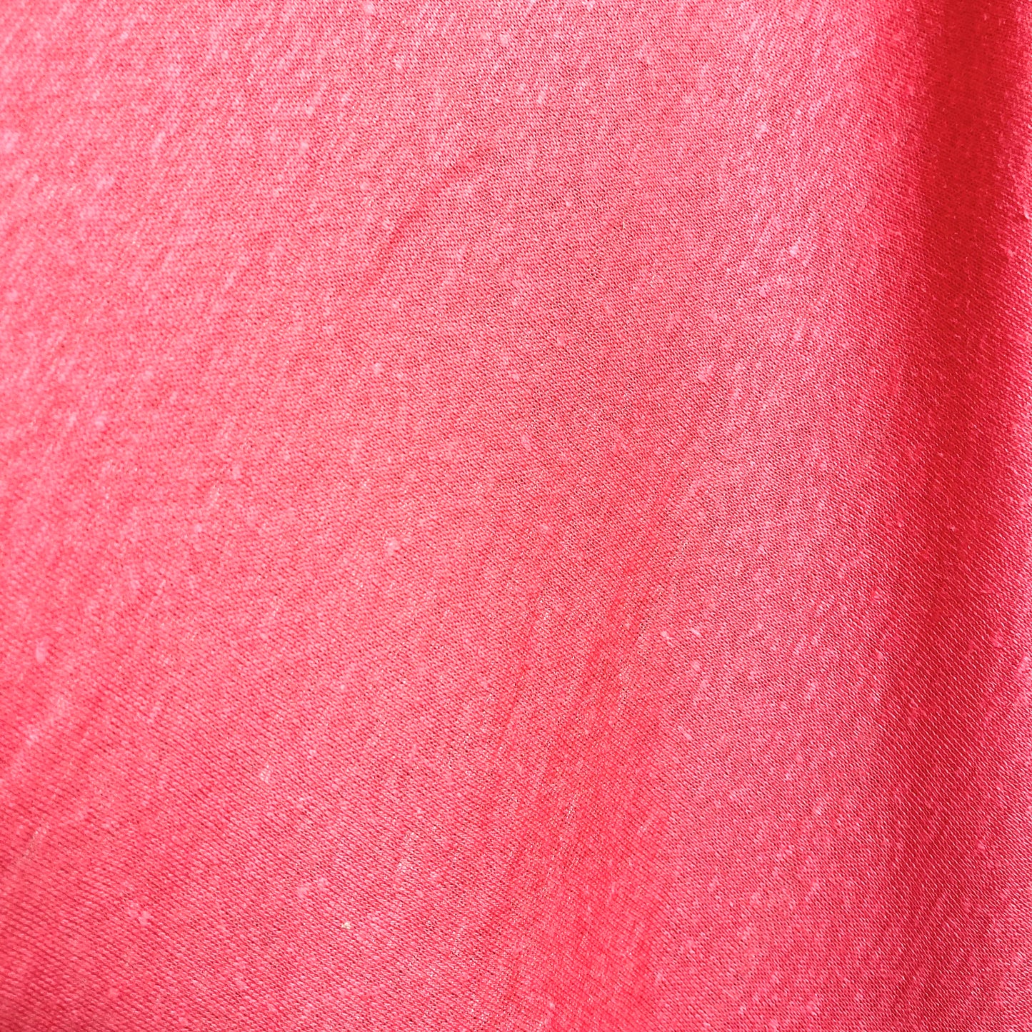 Italian Double Face Linen Jersey - Salmon Pink & Light Pink