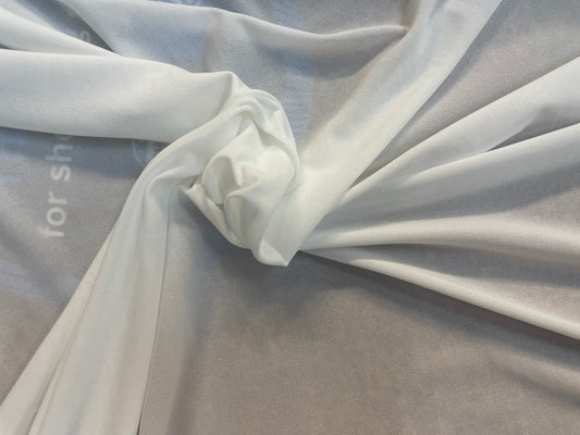 4-Way Lightweight Knit Lining - Pure White