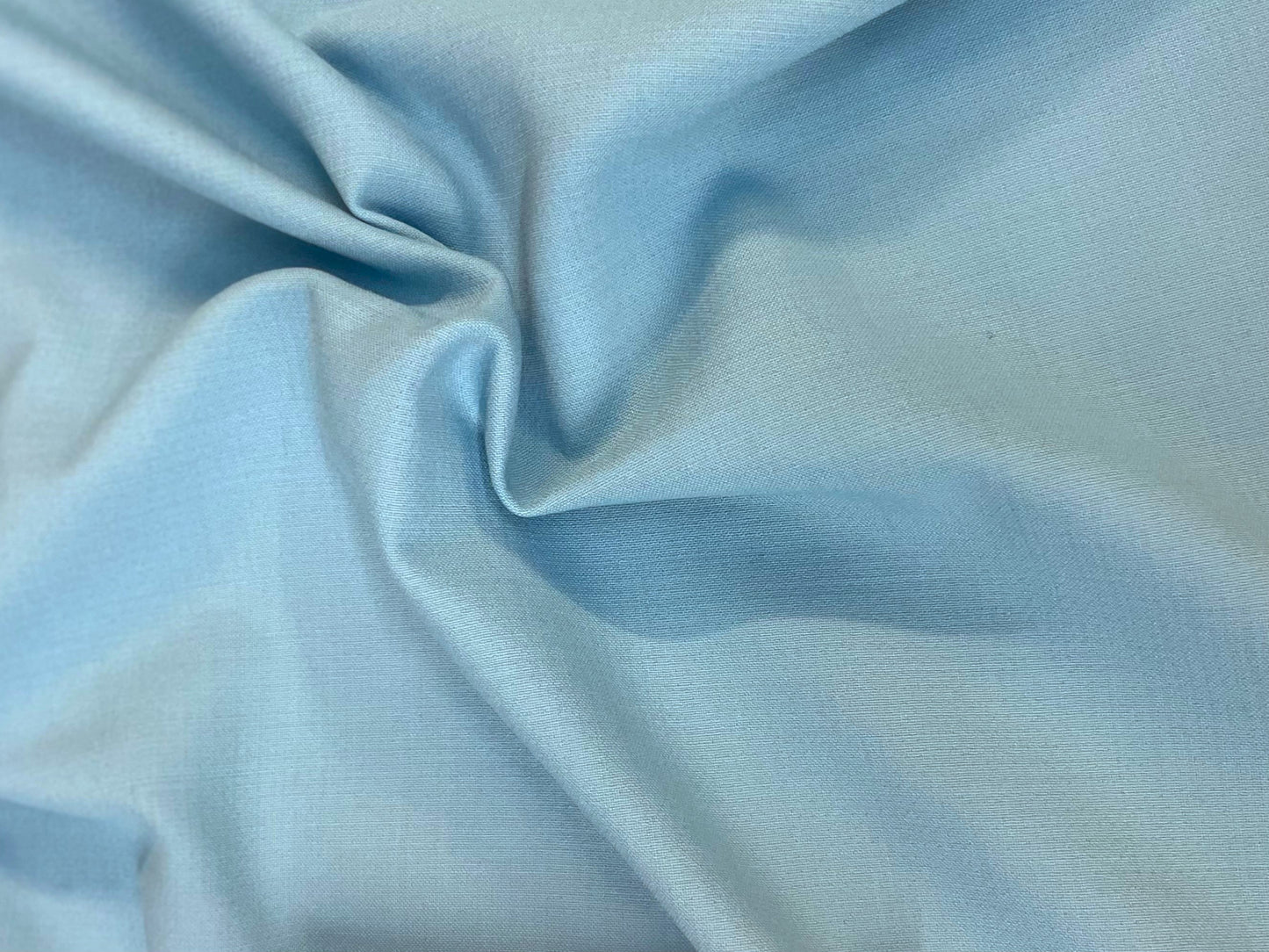 Designer Italian Fine Textured Wool Crepe - Sky Blue