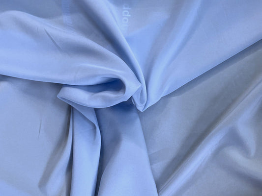 Stretched Poly Lining - Sky Blue