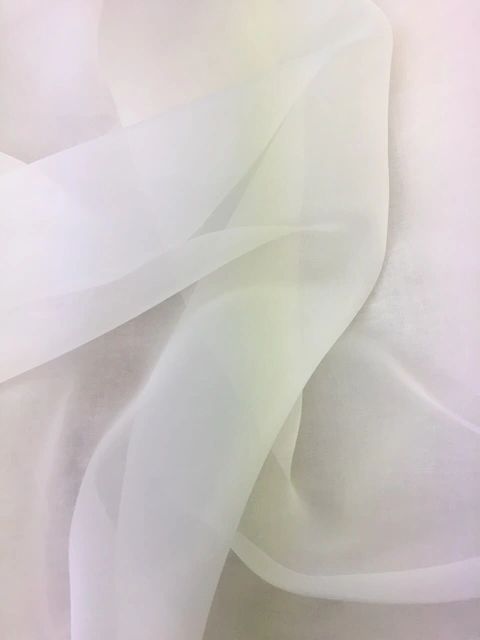 Silk Organza Wide -Off white