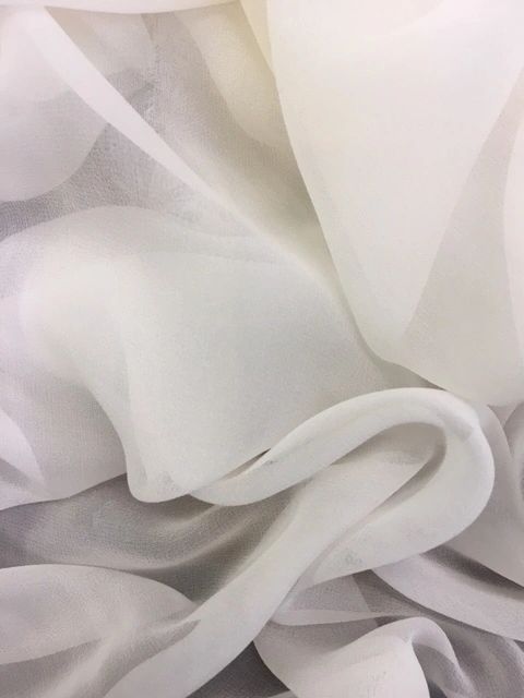 Silk Chiffon 56 inch-Off White