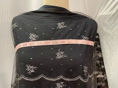Gray Poly Embro Embroidered – metrotextilesnyc