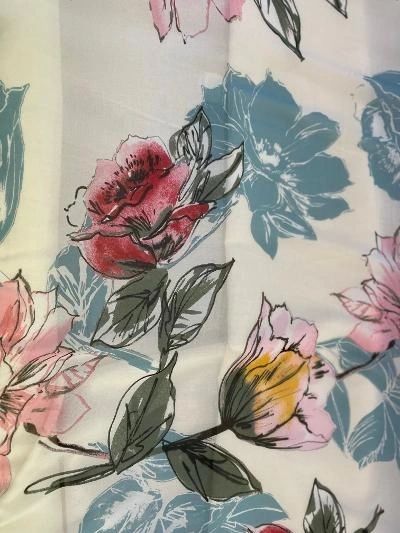 Floral Painted Chiffon