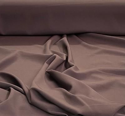 Stretch Italian Poly Crepe - Brown