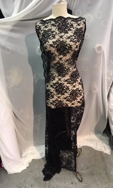 Light Weight Lace- Black