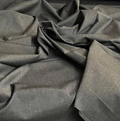 Stretch Poly Rayon Suiting - Dark Gray