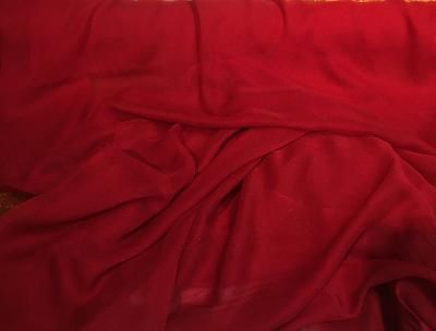 Silk Chiffon 56 inch- Red