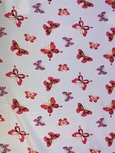 Pink Butterfly Print ITY