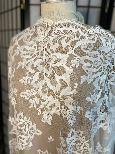 Off White Floral Lace