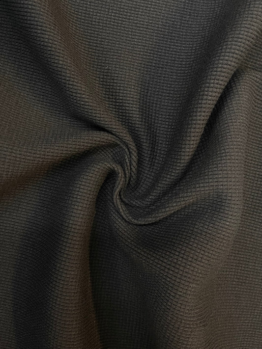 Cotton Thermal Jersey - Jet Black