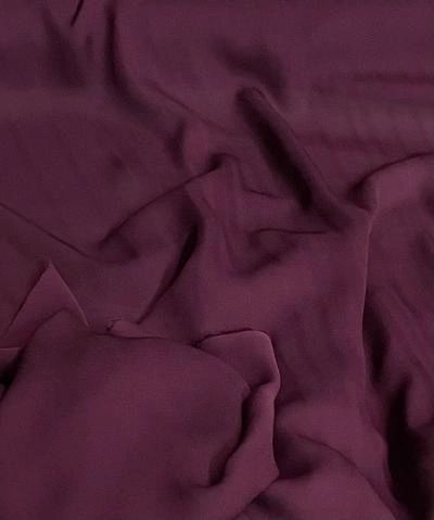 Silk Georgette -Burgundy