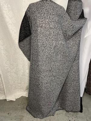 Textured Designer Wool : Black / Off White / Gray