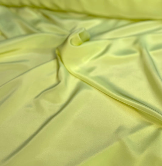Silk Crepe De Chine - Chartreuse Green - 16mm Designer