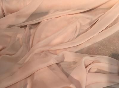 Silk Chiffon 54 inch- Champagne ( Cloud Pink )