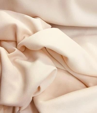 Italian Champagne Stretch Viscose Crepe