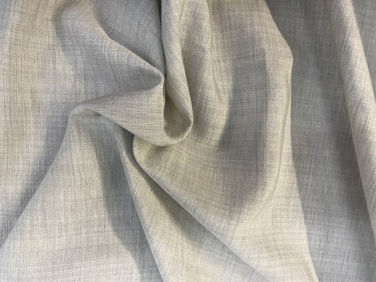Viscose Italian Textured Linen - Dove Grey