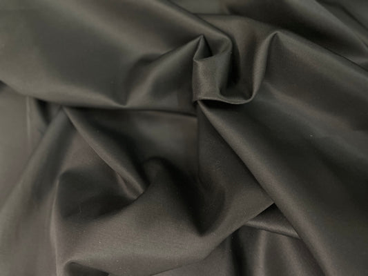 Soft Woven Silk - Jet Black