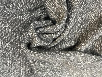Italian Grey Jacquard Cotton Pattern Print