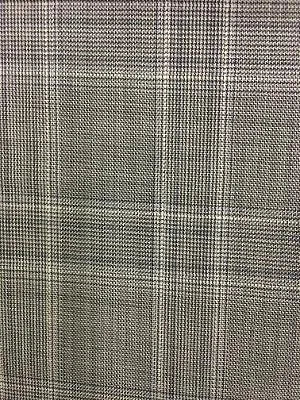 Italian Wool Plaid - Black / Gray / Off White